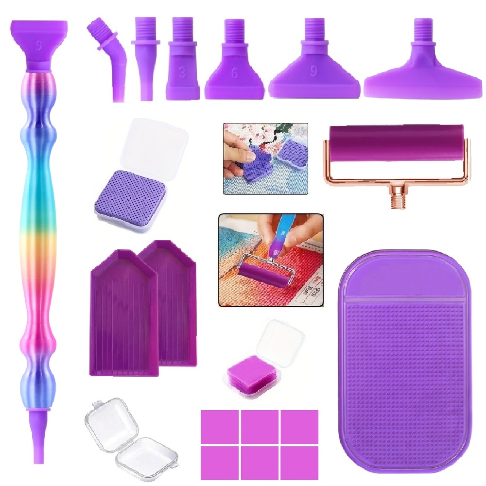 Embroidery Kit Starter - Juego de herramientas para pintura de