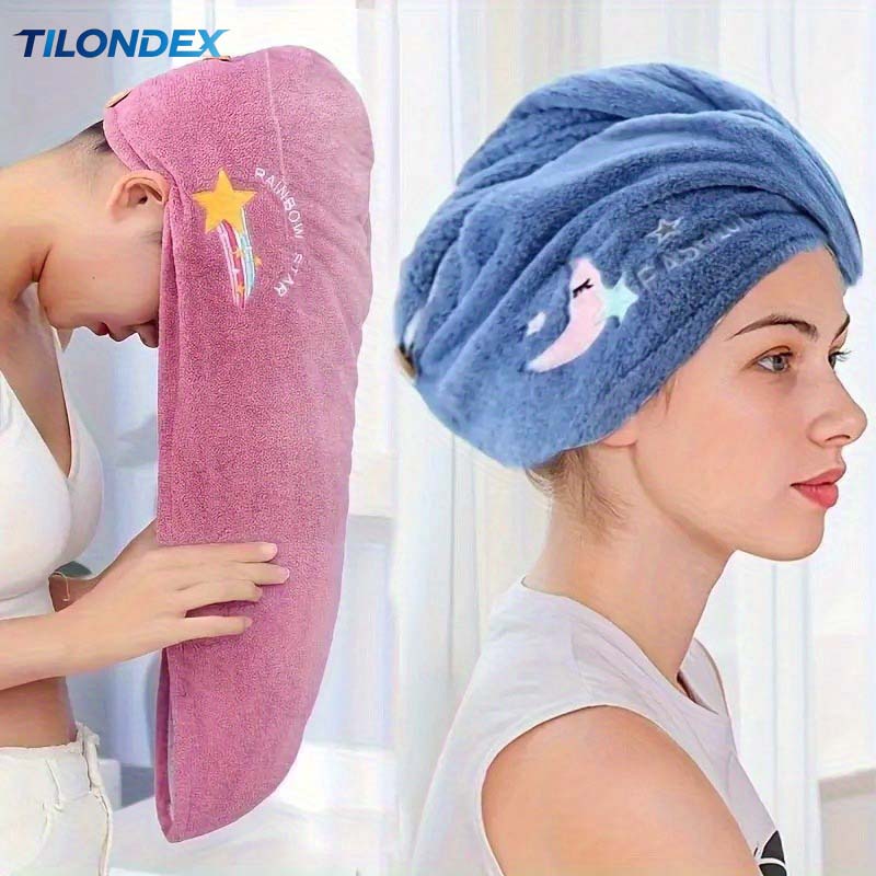 Embroidery Shawl - TILONDEX Gorro de Toalla para el