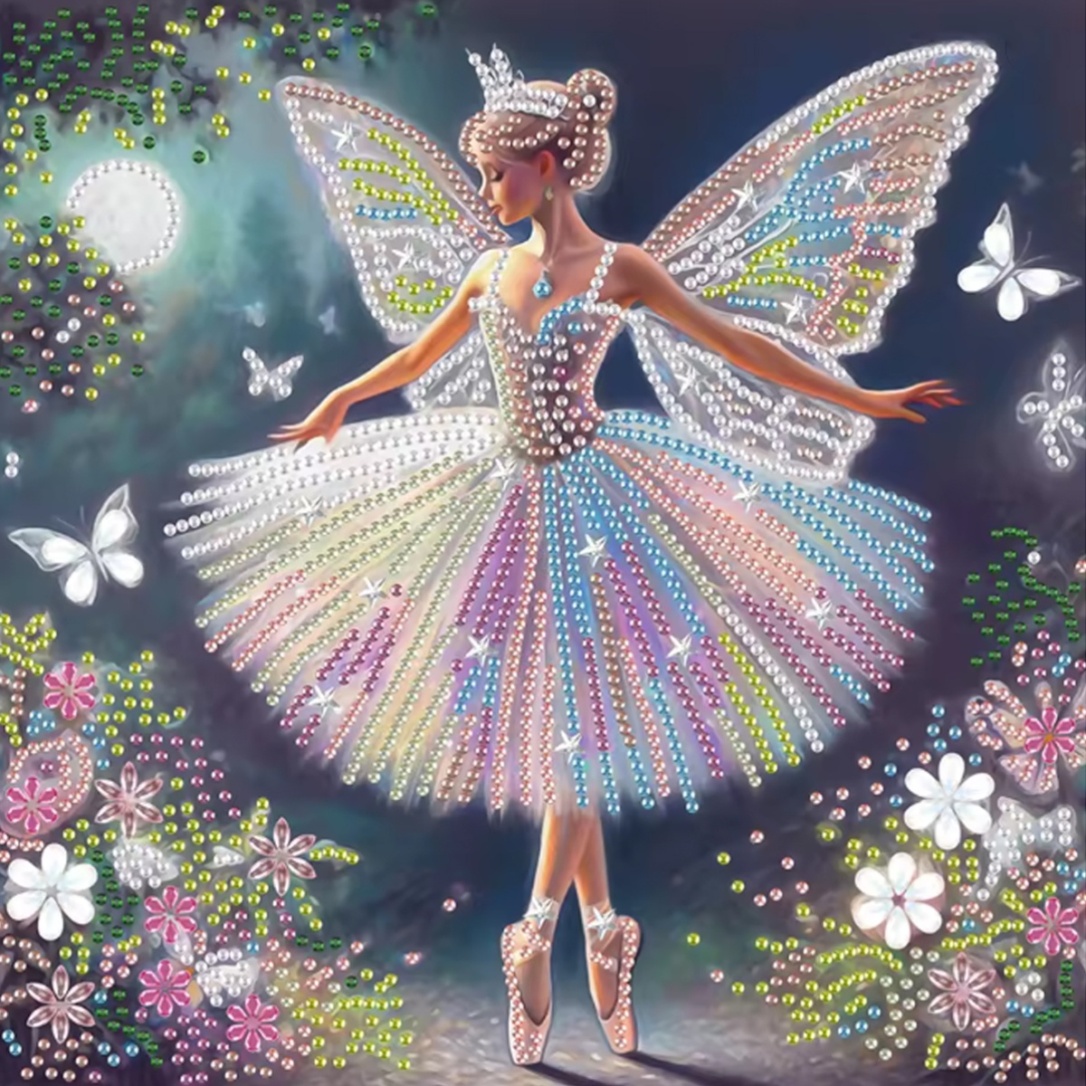 Embroidery Ideas - Serie de Patrones de Hadas Mariposas,