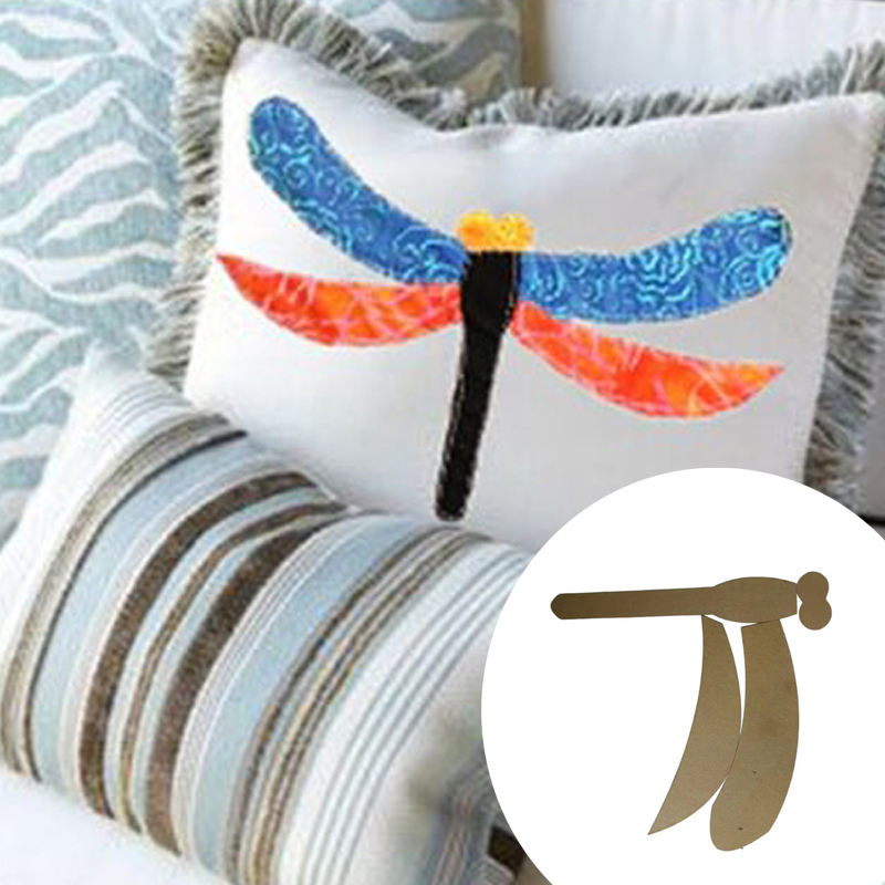 Embroidery And Quilting - Plantilla para acolchar libélula Patrón de