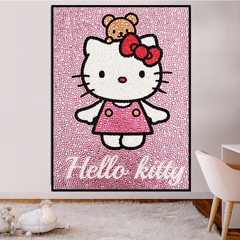 Pintura de diamantes KT Cat, m - Embroidery Cat reseña y precio