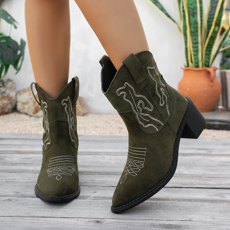 Botas de Media Pantorrilla par - Embroidery Design Free reseña y precio