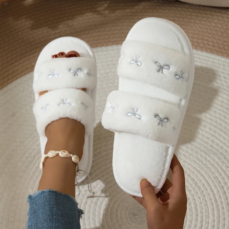 Pantuflas de moda con lazo bor - Embroidery Design Free reseña y precio