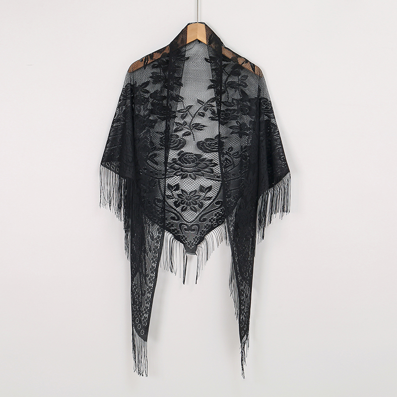 Nuevo bordado bufanda de encaj - Embroidery Shawl reseña y precio