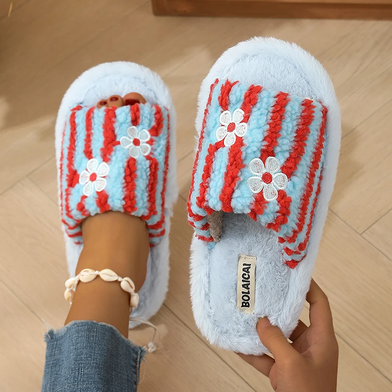 Pantuflas de Felpa con Bordado - Embroidery Handicraft reseña y precio