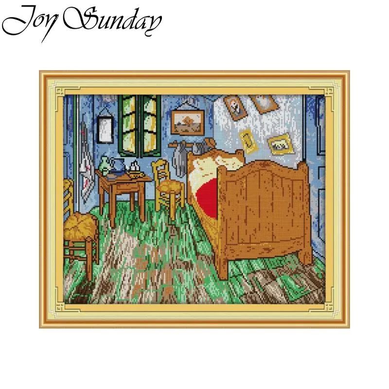 Joy Sunday-Kit de punto de cru - Embroidery Meaning reseña y precio