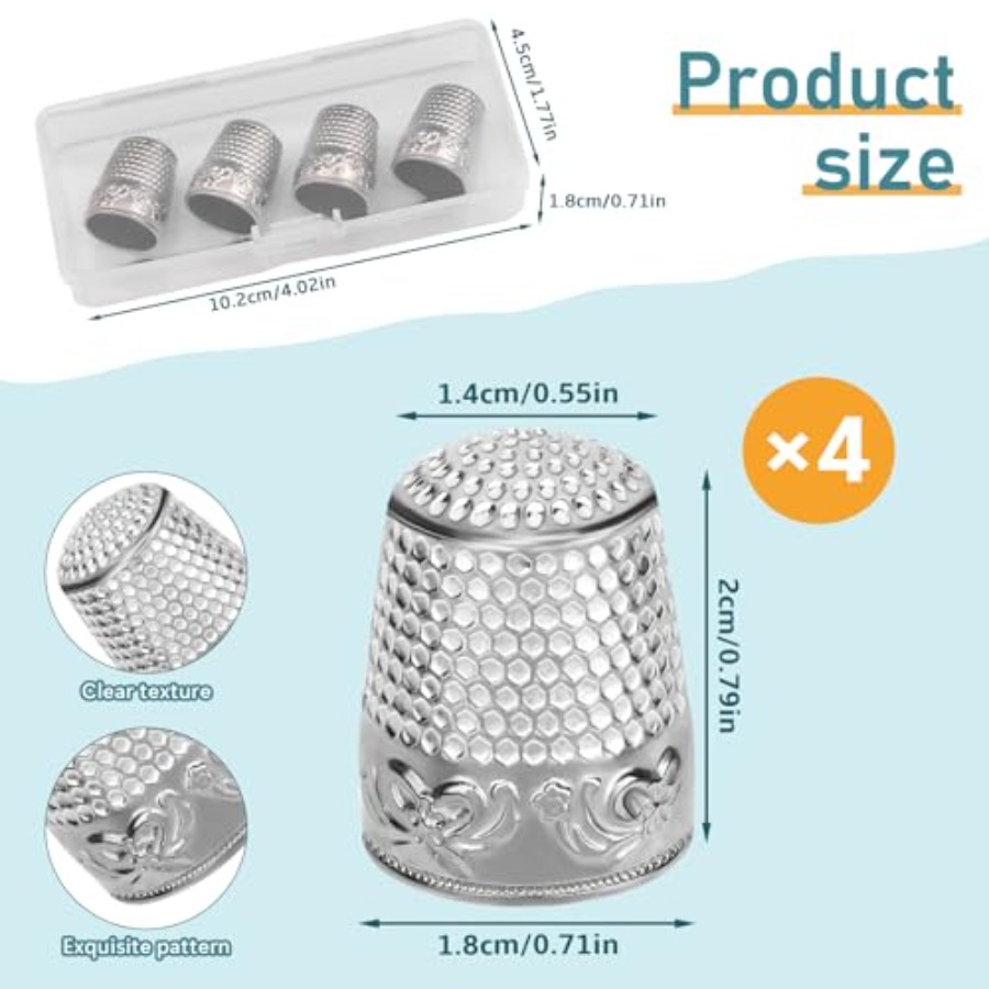 ZMAAGG Dedales para Coser a Ma - Embroidery And Quilting reseña y precio