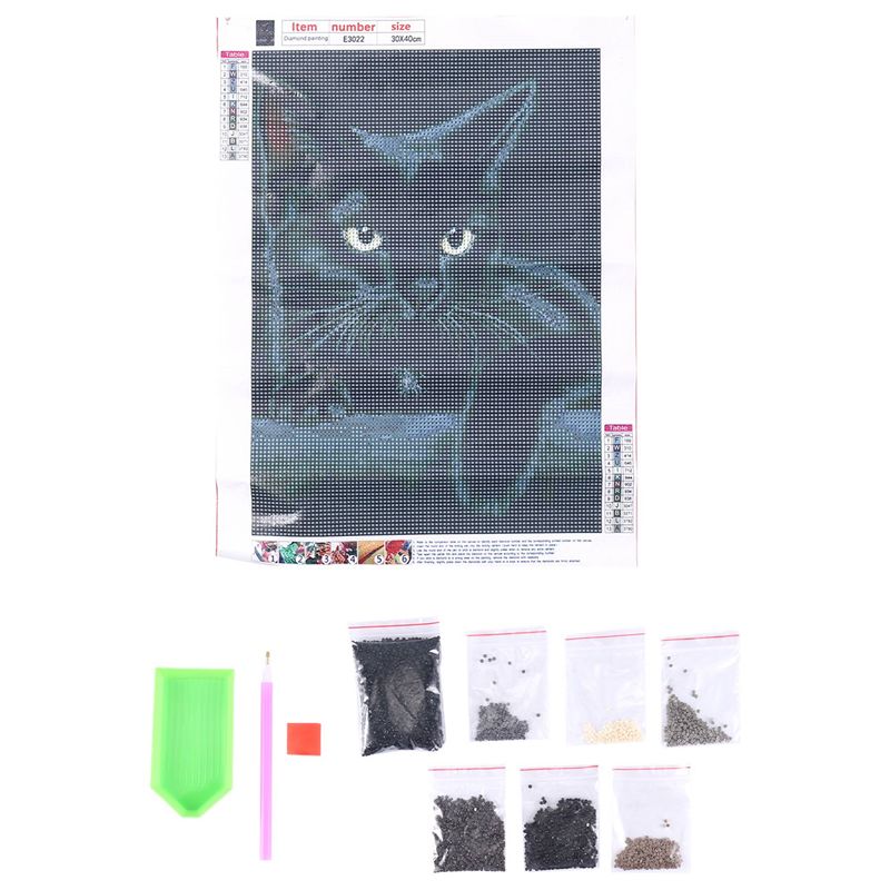 Pintura de Diamantes A84X - Ga - Embroidery Cat reseña y precio