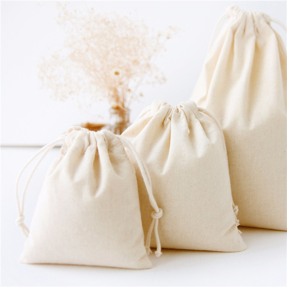 Bolsa de regalo de lino y algo - Linen Fabric Natural reseña y precio