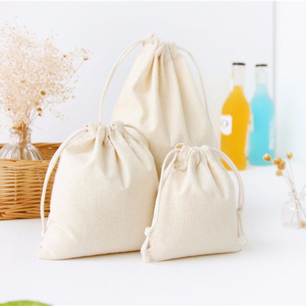 Bolsa de regalo de lino y algo - Linen Fabric Natural reseña y precio