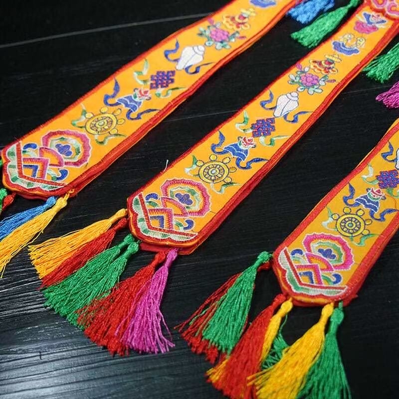 Ocho banderas auspiciosas hech - Embroidery Handicraft reseña y precio