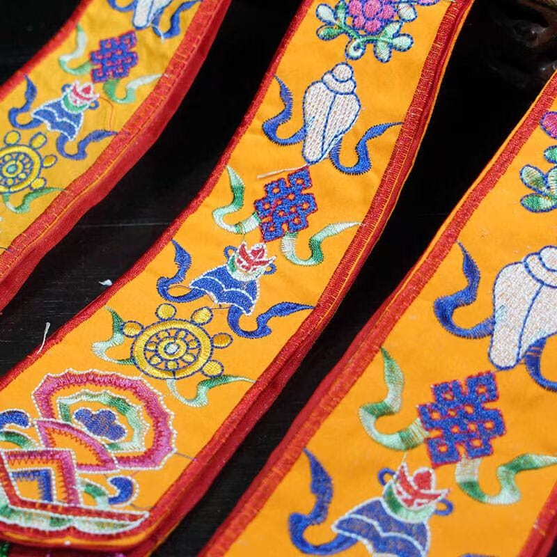 Ocho banderas auspiciosas hech - Embroidery Handicraft reseña y precio
