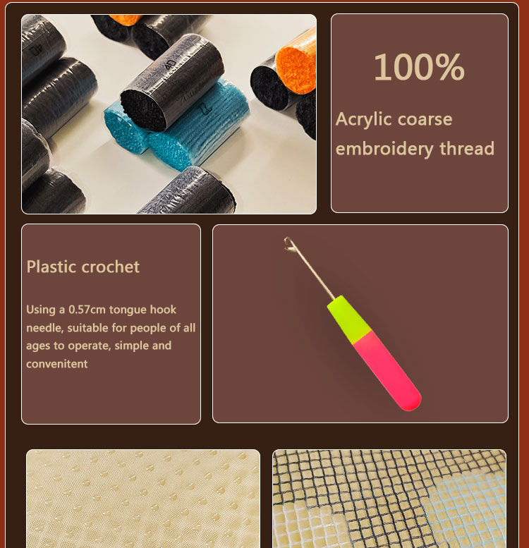 Kit de gancho de pestillo de g - Printed Embroidery Kit reseña y precio