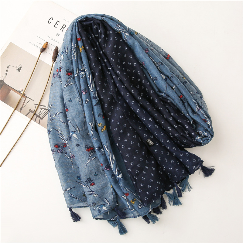 Bufanda Hijab con estampado de - Embroidery Shawl reseña y precio