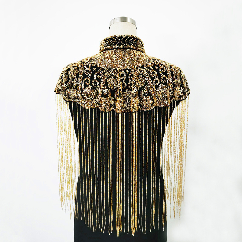 Capa de Lujo Estilo Gatsby Año - Embroidery Shawl reseña y precio
