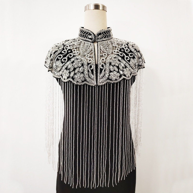 Capa de Lujo Estilo Gatsby Año - Embroidery Shawl reseña y precio