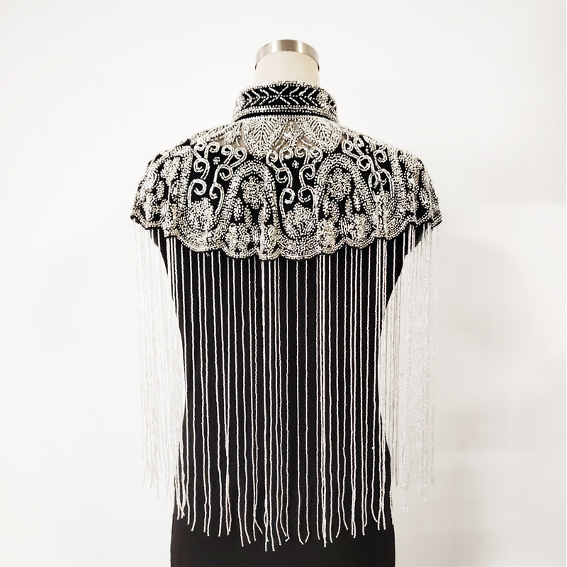 Capa de Lujo Estilo Gatsby Año - Embroidery Shawl reseña y precio