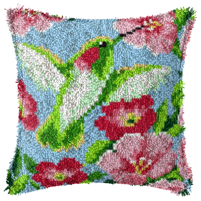 Smyrna-Kit de gancho de pestil - Printed Embroidery Kit reseña y precio