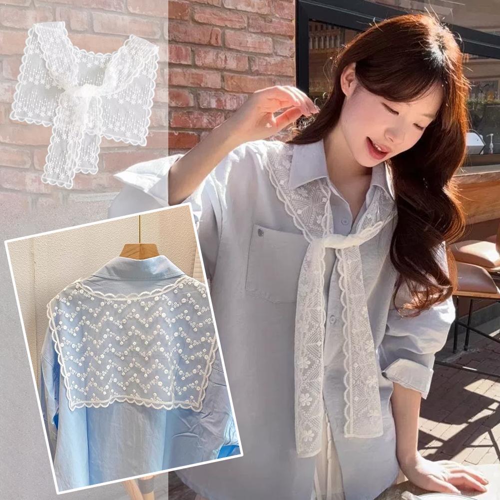 Chal de encaje francés para mu - Embroidery Tshirt reseña y precio