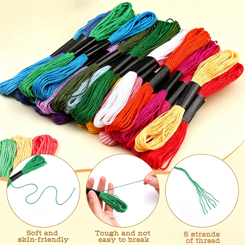 Hilo de Bordar, 12/24/36/50/10 - Embroidery Meaning reseña y precio