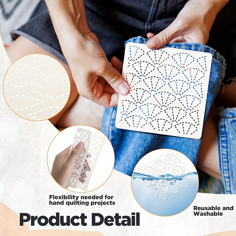 30 Uds plantillas de bordado p - Embroidery And Quilting reseña y precio