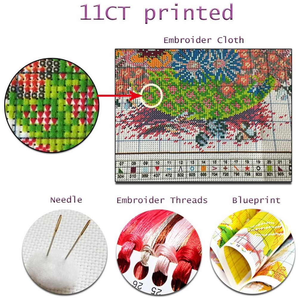 Kits de bordado de punto de cr - Embroidery Meaning reseña y precio