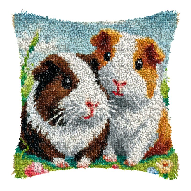 Kits de gancho de pestillo par - Printed Embroidery Kit reseña y precio