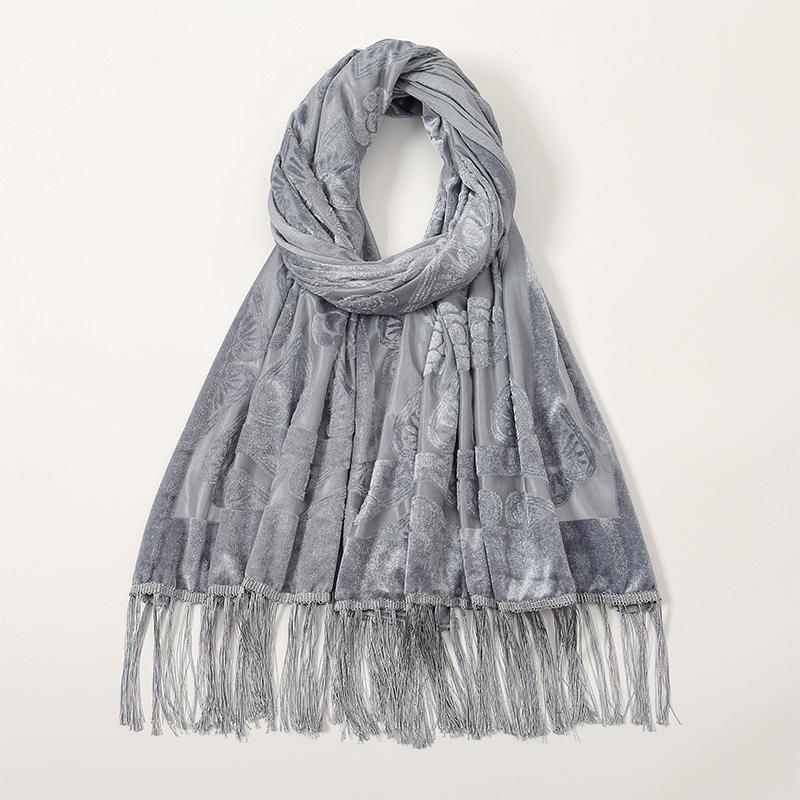 Bufanda de seda bordada con fl - Embroidery Shawl reseña y precio