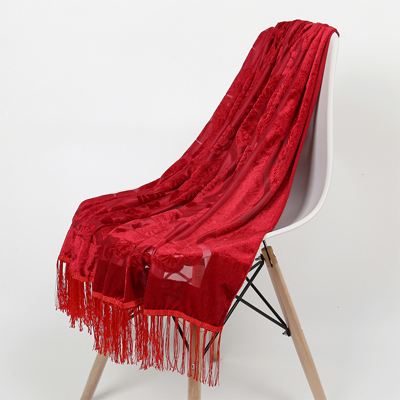 Bufanda de seda bordada con fl - Embroidery Shawl reseña y precio