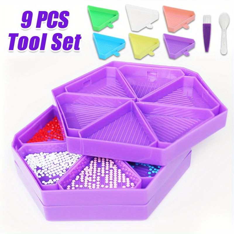 Juego de 9 Bandejas Nuevas par - Embroidery Kit Starter reseña y precio