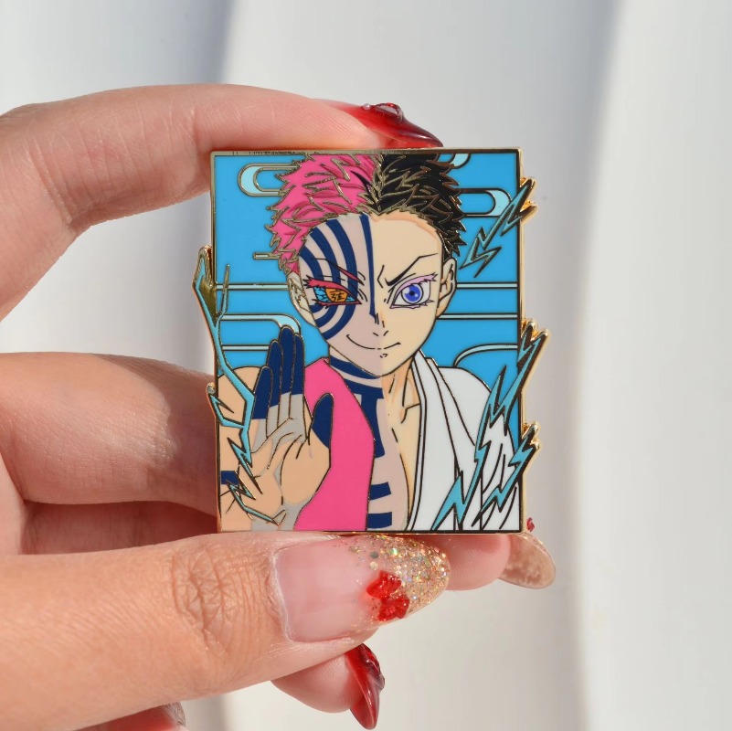 Pin de esmalte de Akaza Kaigak - Embroidery Reddit reseña y precio