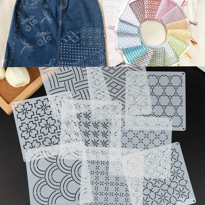Plantillas de Bordado Sashiko  - Embroidery And Quilting reseña y precio