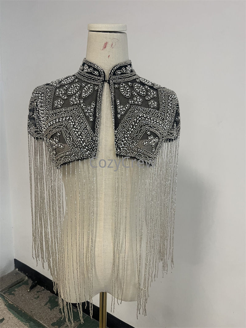 Chaqueta Corta Retro de Lujo c - Embroidery Shawl reseña y precio