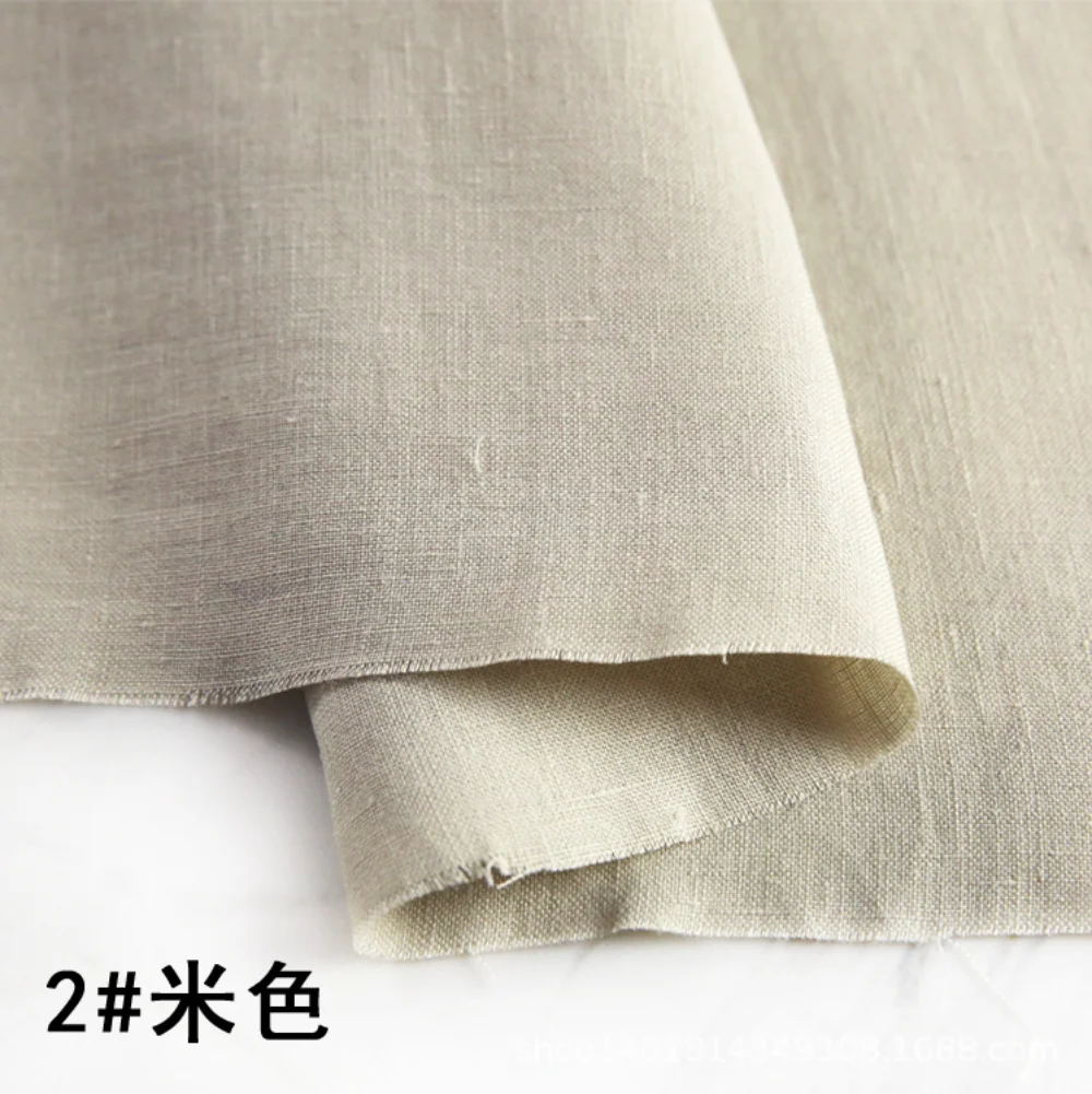 Tela de Lino 100% Puro, Fibras - Linen Fabric Natural reseña y precio