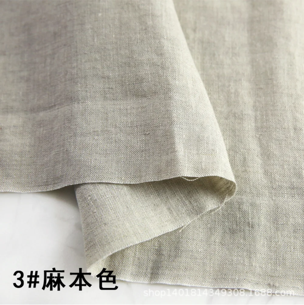 Tela de Lino 100% Puro, Fibras - Linen Fabric Natural reseña y precio