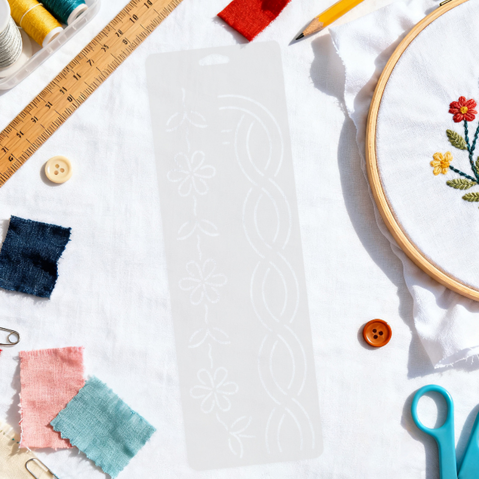 2 plantillas de bordes para ac - Embroidery And Quilting reseña y precio