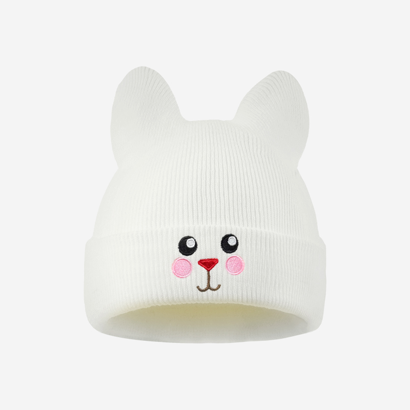 Gorro de punto suave con oreja - Embroidery Cat reseña y precio
