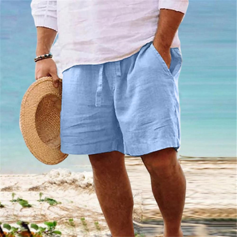 Pantalones cortos de lino y al - Linen Fabric Natural reseña y precio