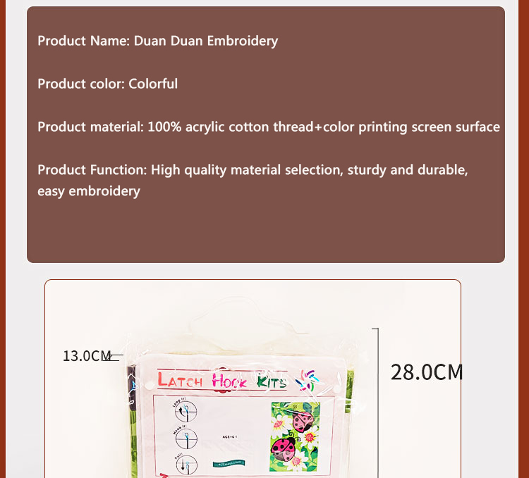 Kit de Ganchillo Bee Latch Hoo - Printed Embroidery Kit reseña y precio